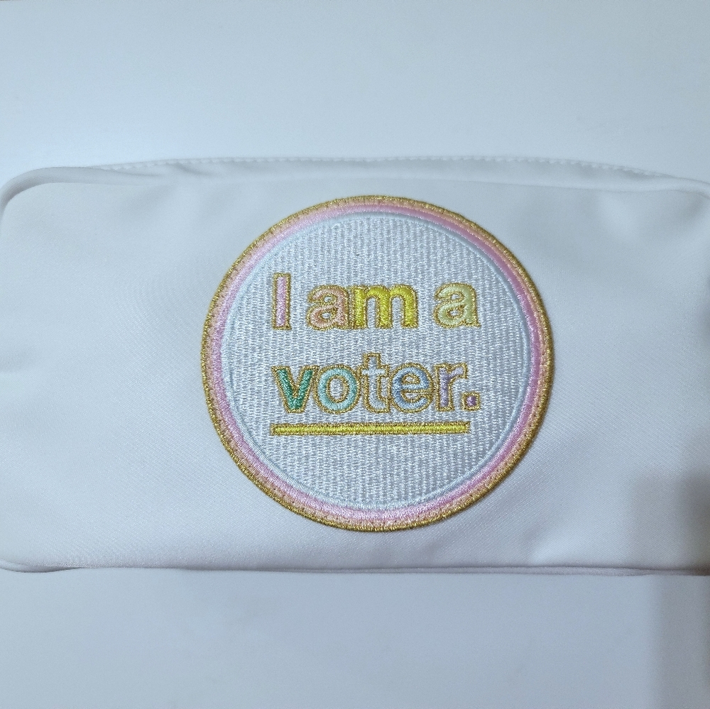 Stoney Clover Lane Blanc Voter Small Pouch